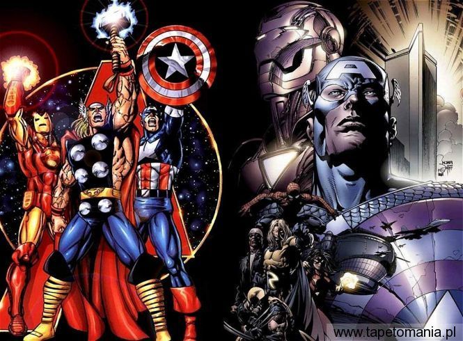 Avengers 1, Tapety Komiksowe, Komiksowe tapety na pulpit, Komiksowe