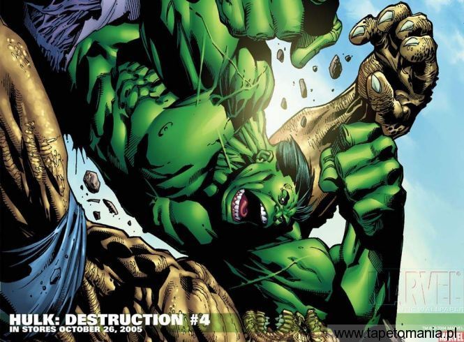 Hulk  Destruction 4, Tapety Komiksowe, Komiksowe tapety na pulpit, Komiksowe