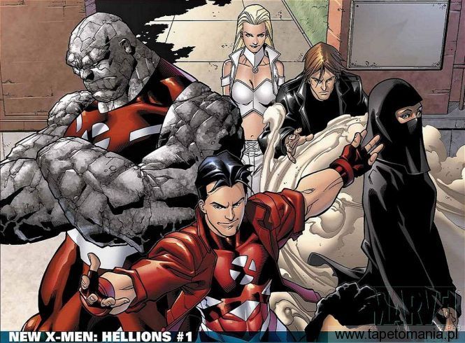 New X Men Hellions, Tapety Komiksowe, Komiksowe tapety na pulpit, Komiksowe