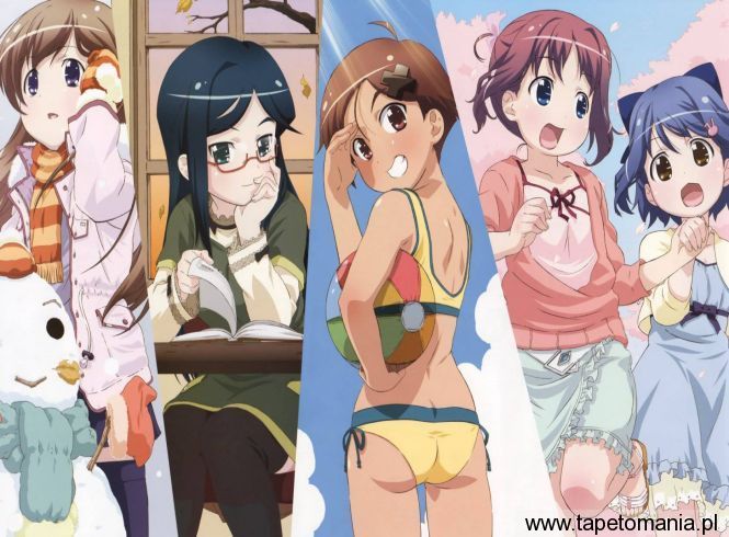 Hinamizawa org manabi straight, Tapety Anime, Anime tapety na pulpit, Anime