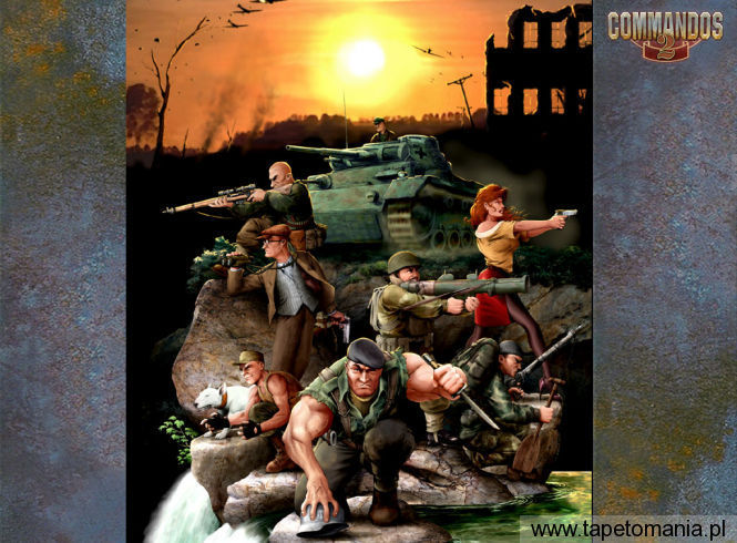 Commandos II 3, Tapety Gry, Gry tapety na pulpit, Gry