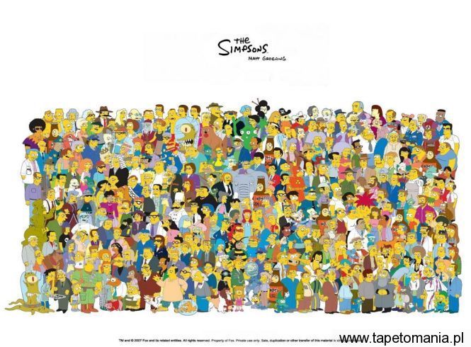 Simpsons m170, Tapety Bajki, Bajki tapety na pulpit, Bajki