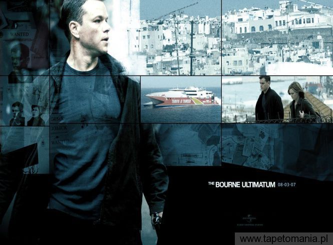 The Bourne Ultimatum m, Tapety Film, Film tapety na pulpit, Film