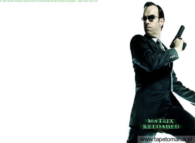 The Matrix Reloaded   Agent Smith m, Tapety Film, Film tapety na pulpit, Film