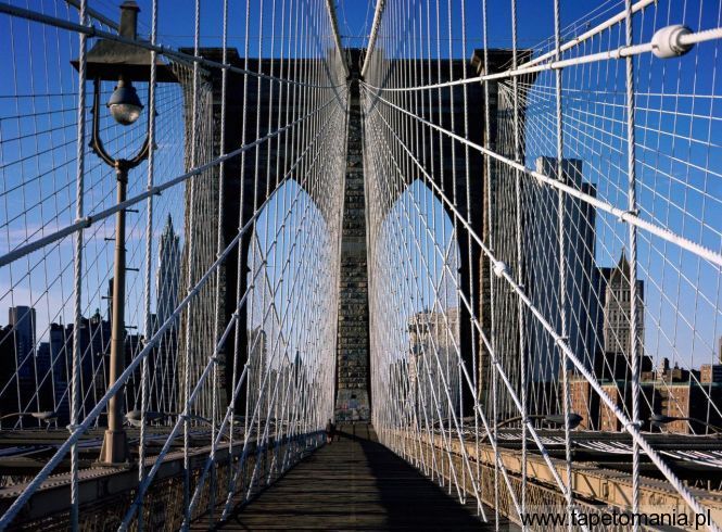 Brooklyn Bridge, Tapety Budowle, Budowle tapety na pulpit, Budowle