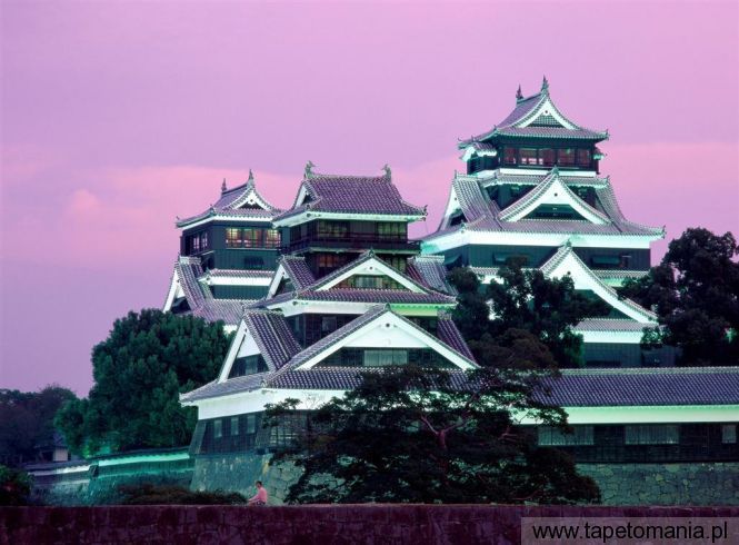 kumamoto castle, Tapety Budowle, Budowle tapety na pulpit, Budowle