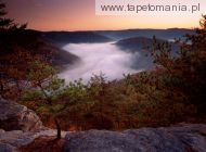 Foggy Morn, Red River Gorge, Daniel Boone National Forest, K