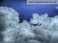samolot w chmurach k