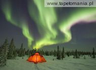 camping under the northern lights, 
