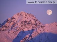 Moonrise Alpenglow