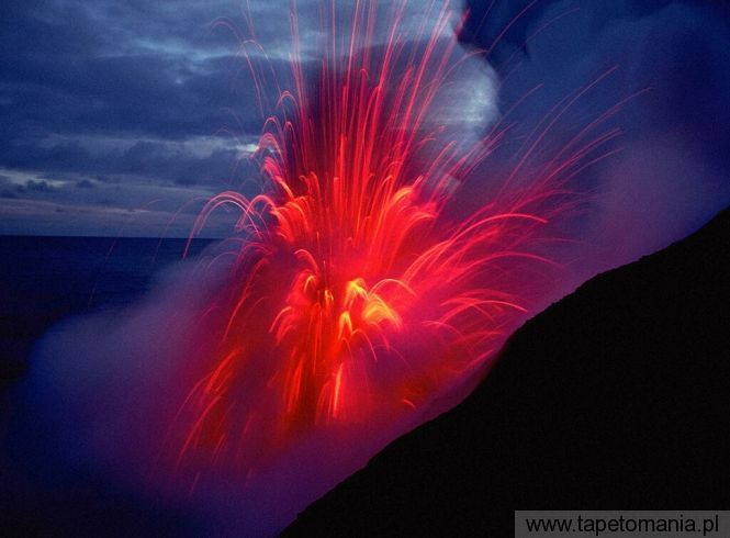 volcano lava 8, Tapety Wulkany, Wulkany tapety na pulpit, Wulkany