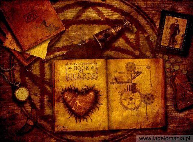 Book Of Hearts, Tapety Art, Art tapety na pulpit, Art