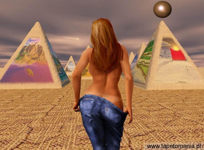 Pyramids   3D Adobe Photoshop CS, Tapety Art, Art tapety na pulpit, Art
