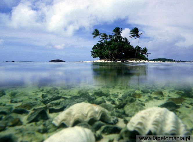 Aitutaki, Cook Islands, Tapety Widoki, Widoki tapety na pulpit, Widoki