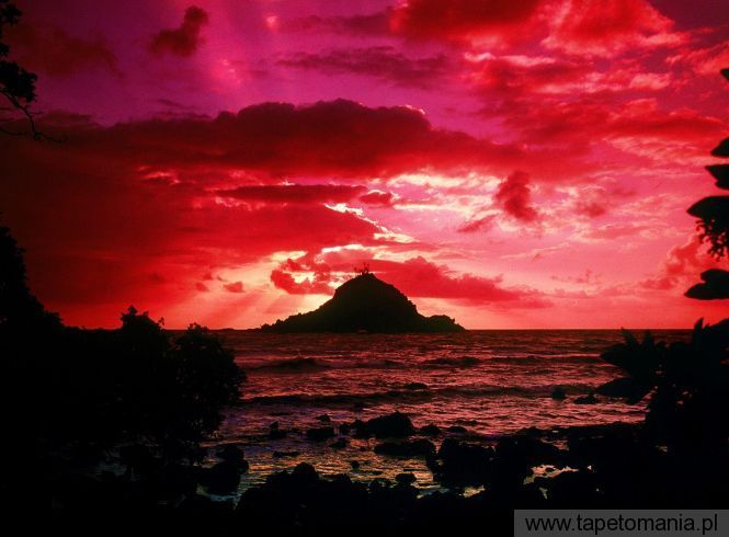 Alau Island Sunrise, Maui, Hawaii, Tapety Widoki, Widoki tapety na pulpit, Widoki