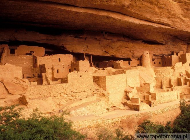 Anasazi Ruins, Mesa Verde Colorado, Tapety Widoki, Widoki tapety na pulpit, Widoki