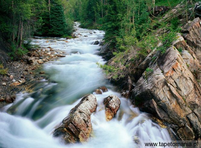 Crystal River, Gunnison National Forest, Colorado, Tapety Widoki, Widoki tapety na pulpit, Widoki