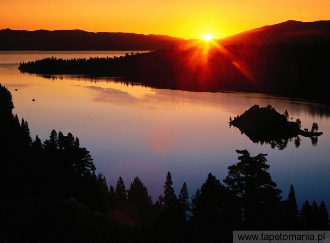 Emerald Bay, Lake Tahoe, California, Tapety Widoki, Widoki tapety na pulpit, Widoki