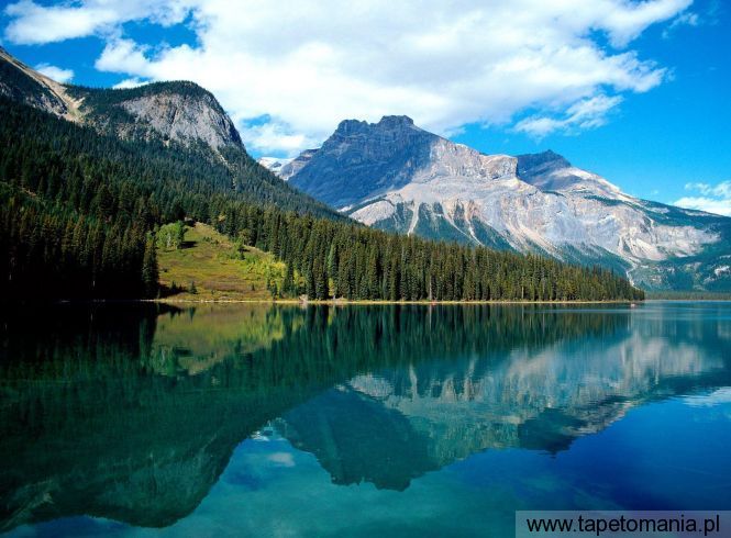 Emerald Lake, Yoho National Park, British Columbia, Canada, Tapety Widoki, Widoki tapety na pulpit, Widoki