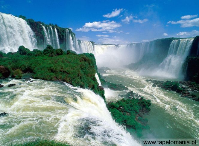Iguassu Falls, Brazil 1, Tapety Widoki, Widoki tapety na pulpit, Widoki