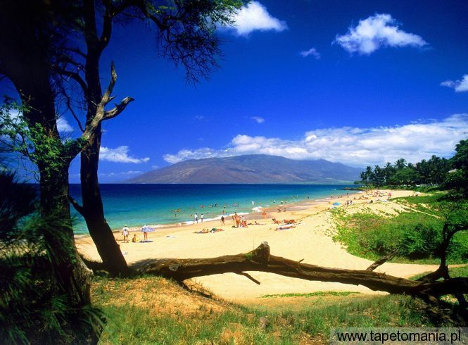 Kihei Beach, Maui, Hawaii, Tapety Widoki, Widoki tapety na pulpit, Widoki