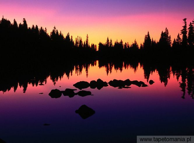Lake Russell, Oregon Cascades, Tapety Widoki, Widoki tapety na pulpit, Widoki