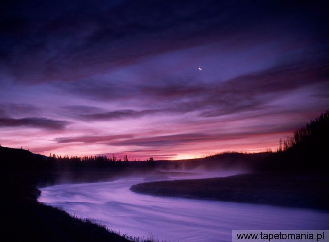 Madison River, Yellowstone National Park, Wyoming, Tapety Widoki, Widoki tapety na pulpit, Widoki