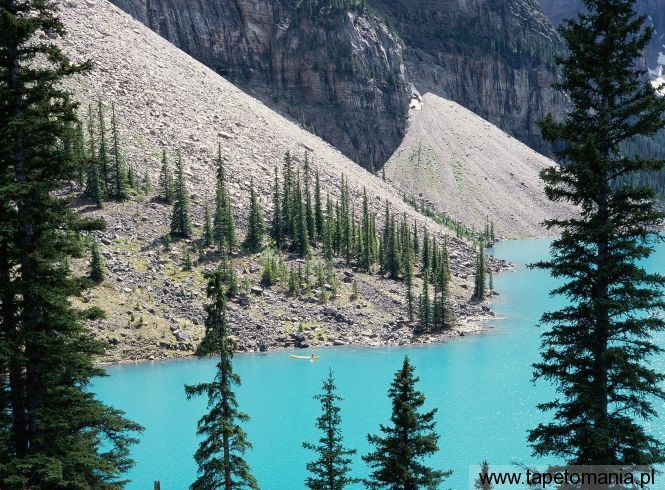 Moraine Lake, Banff National Park, Alberta, Canada, Tapety Widoki, Widoki tapety na pulpit, Widoki