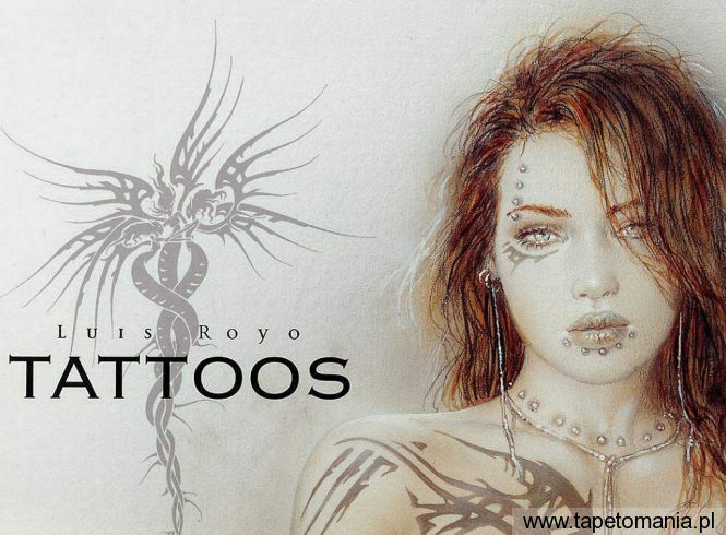 Luis Royo   Tattoos, Tapety Tatuaże, Tatuaże tapety na pulpit, Tatuaże