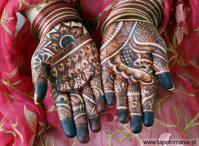 henna painted hands, Tapety Tatuaże, Tatuaże tapety na pulpit, Tatuaże