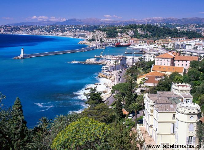 Coastal View, Nice, France, Tapety Miasta, Miasta tapety na pulpit, Miasta