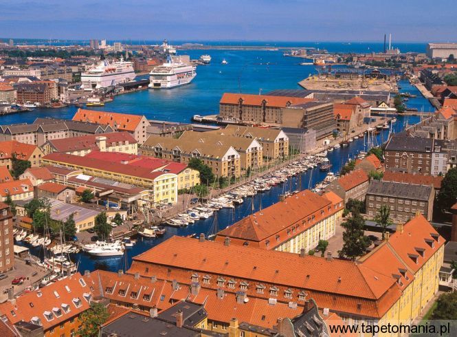 Copenhagen Harbor, Denmark, Tapety Miasta, Miasta tapety na pulpit, Miasta
