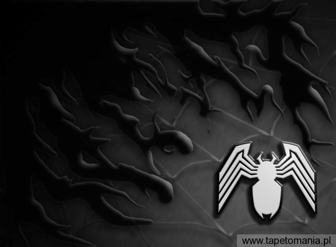 Venom Symbol, Tapety Komiksowe, Komiksowe tapety na pulpit, Komiksowe