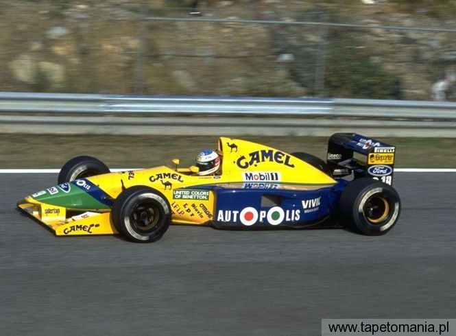 Formula 1 Benetton Grand Prix of Monaco, Tapety Formuła 1, Formuła 1 tapety na pulpit, Formuła 1