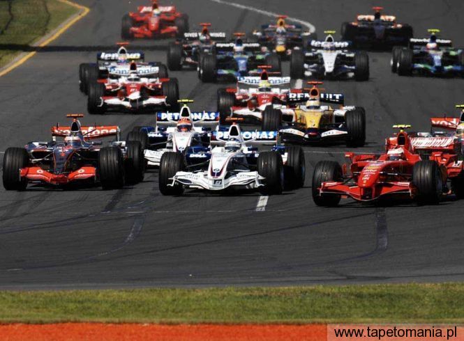 australiangrandprix melbourne start 2007 2, Tapety Formuła 1, Formuła 1 tapety na pulpit, Formuła 1