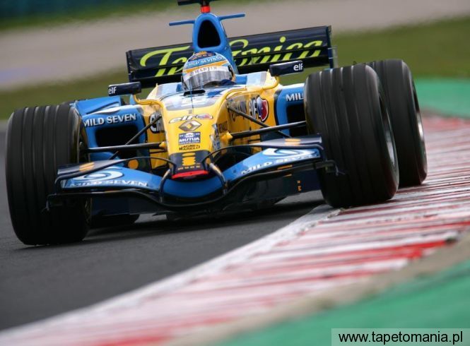 fernandoalonso renault hungaroring 2006, Tapety Formuła 1, Formuła 1 tapety na pulpit, Formuła 1