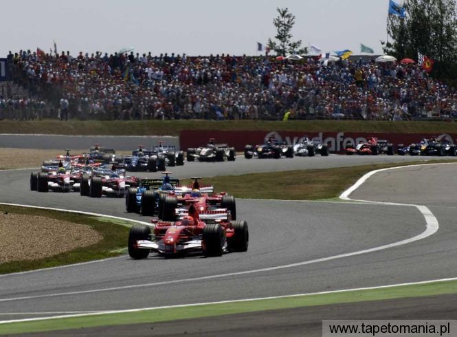 frenchgrandprix magnycours 2006 start 2, Tapety Formuła 1, Formuła 1 tapety na pulpit, Formuła 1