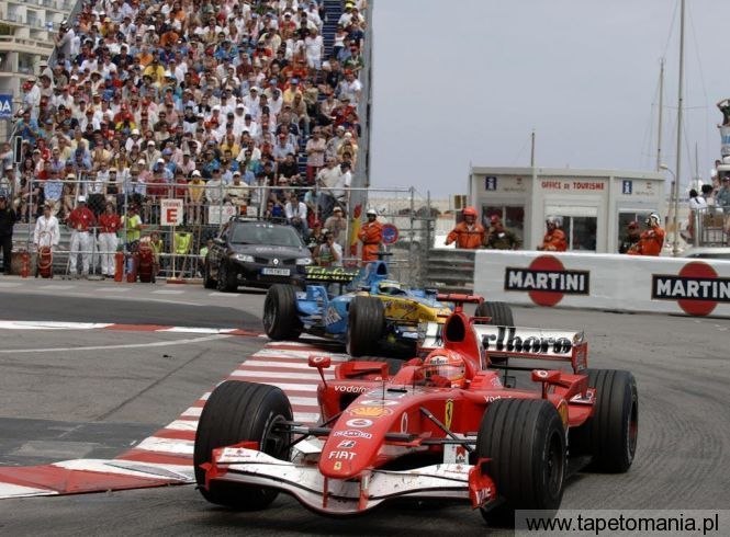 michaelschumacer ferrari monte carlo 2006, Tapety Formuła 1, Formuła 1 tapety na pulpit, Formuła 1
