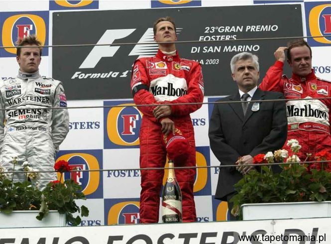 michaelschumacher kimiraikkonen rubensbarrichello imola 2003, Tapety Formuła 1, Formuła 1 tapety na pulpit, Formuła 1