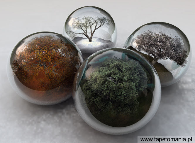 Four Seasons by mariusp, Tapety 3D, 3D tapety na pulpit, 3D