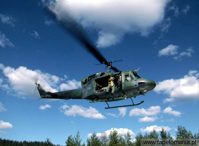helicopter uh 1n, Tapety Militarne, Militarne tapety na pulpit, Militarne