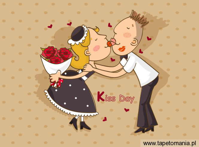 Kiss Day, Tapety Walentynki, Walentynki tapety na pulpit, Walentynki