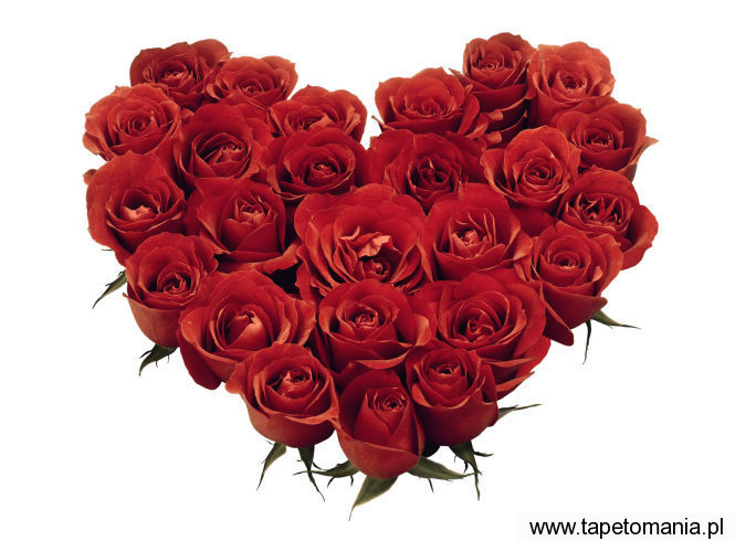 red roses heart, Tapety Walentynki, Walentynki tapety na pulpit, Walentynki