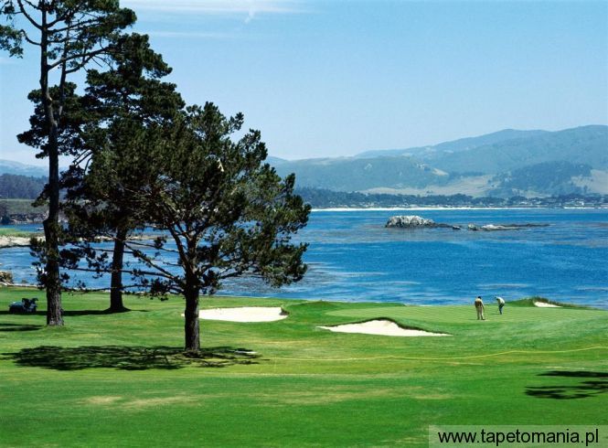 Pebble Beach California, Tapety Golf, Golf tapety na pulpit, Golf