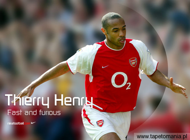 Thiere Henry Arsenal b3, Tapety Piłka Nożna, Piłka Nożna tapety na pulpit, Piłka Nożna