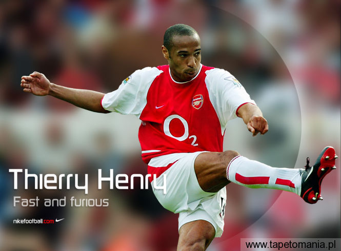 Thiere Henry Arsenal b5, Tapety Piłka Nożna, Piłka Nożna tapety na pulpit, Piłka Nożna