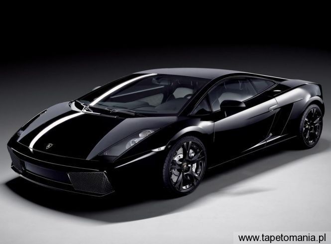 Lamborghini Gallardo negro m135, Tapety Samochody, Samochody tapety na pulpit, Samochody