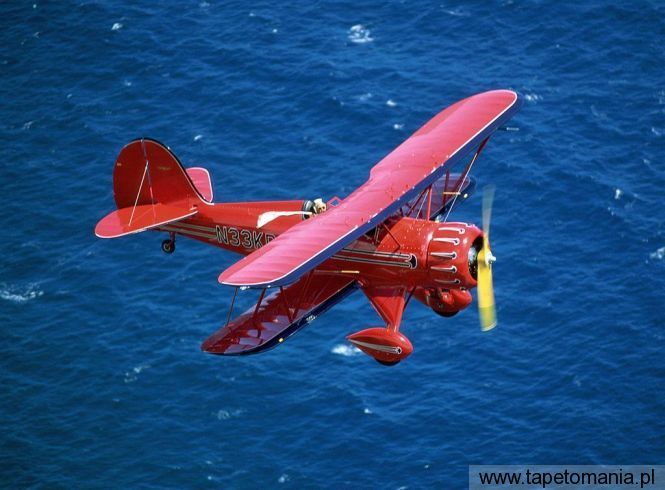1935 Waco Bi Plane, Tapety Samoloty, Samoloty tapety na pulpit, Samoloty