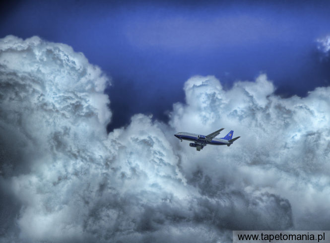 samolot w chmurach k, Tapety Samoloty, Samoloty tapety na pulpit, Samoloty