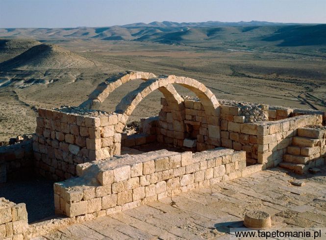 Avdat Negev Desert, Tapety Budowle, Budowle tapety na pulpit, Budowle